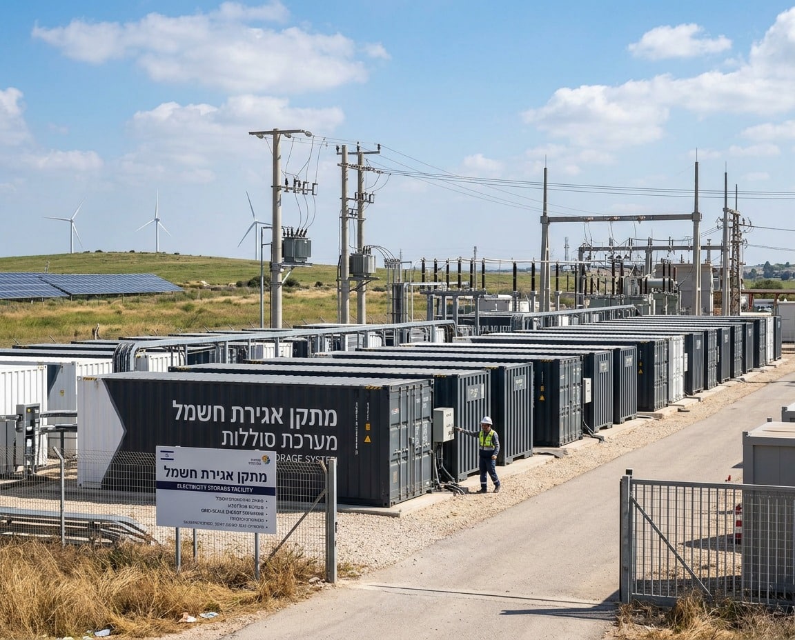 תוכנית בטיחות אש למתקני אגירת חשמל